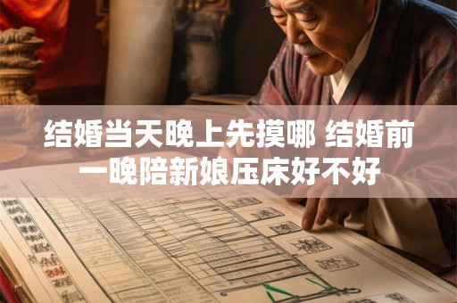 结婚当天晚上先摸哪 结婚前一晚陪新娘压床好不好