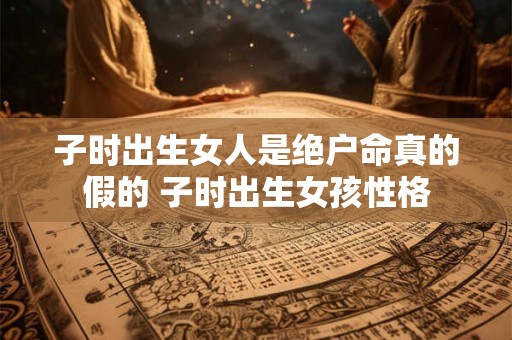 子时出生女人是绝户命真的假的 子时出生女孩性格