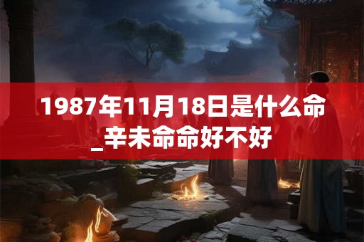 1987年11月18日是什么命_辛未命命好不好