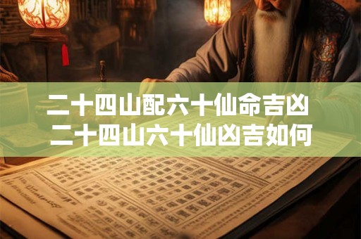 二十四山配六十仙命吉凶 二十四山六十仙凶吉如何
