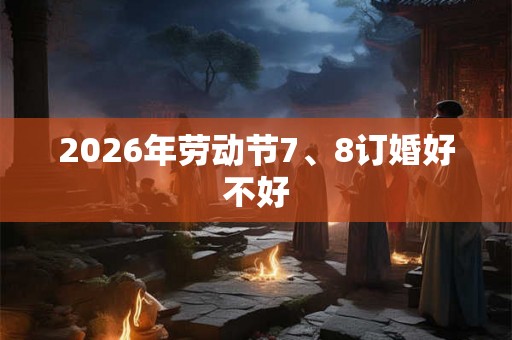 2026年劳动节7、8订婚好不好
