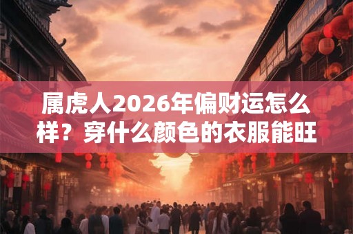 属虎人2026年偏财运怎么样？穿什么颜色的衣服能旺财？