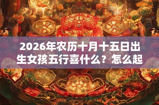2026年农历十月十五日出生女孩五行喜什么？怎么起名？