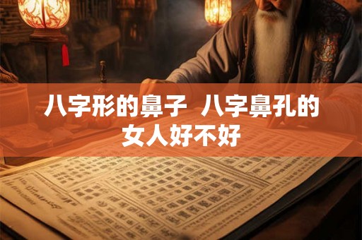 八字形的鼻子  八字鼻孔的女人好不好