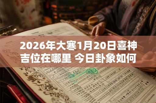 2026年大寒1月20日喜神吉位在哪里 今日卦象如何