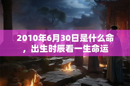 2010年6月30日是什么命,出生时辰看一生命运 2010年6月30日是什么命,出生时辰看一生命运