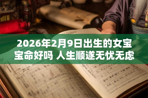 2026年2月9日出生的女宝宝命好吗 人生顺遂无忧无虑