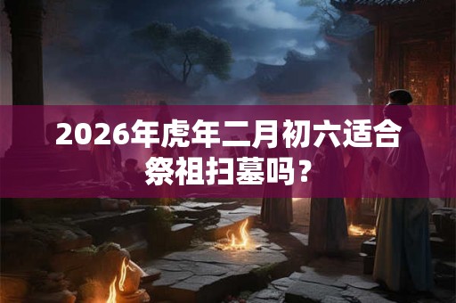 2026年虎年二月初六适合祭祖扫墓吗？
