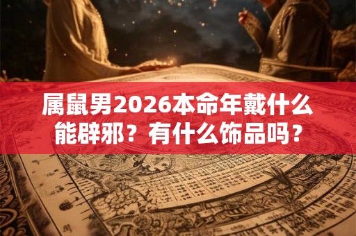 属鼠男2026本命年戴什么能辟邪？有什么饰品吗？