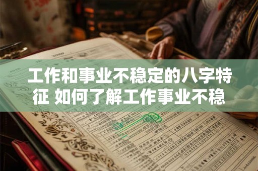 工作和事业不稳定的八字特征 如何了解工作事业不稳定的八字特征