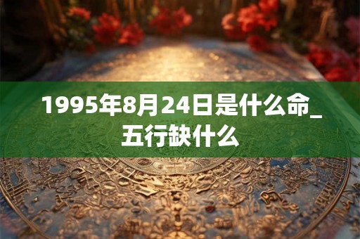 1995年8月24日是什么命_五行缺什么