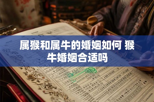 属猴和属牛的婚姻如何 猴牛婚姻合适吗