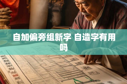 自加偏旁组新字 自造字有用吗