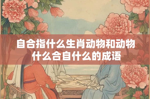 自合指什么生肖动物和动物 什么合自什么的成语