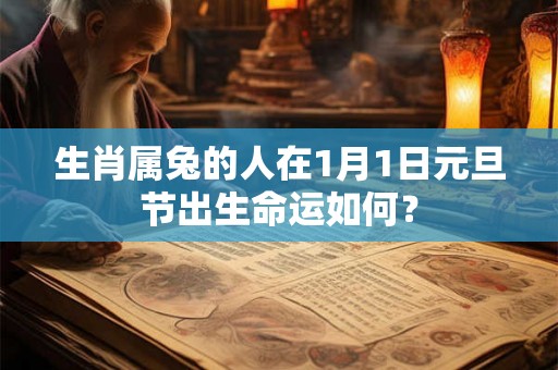 生肖属兔的人在1月1日元旦节出生命运如何? 生肖属兔的人在1月1日元旦节出生命运如何?