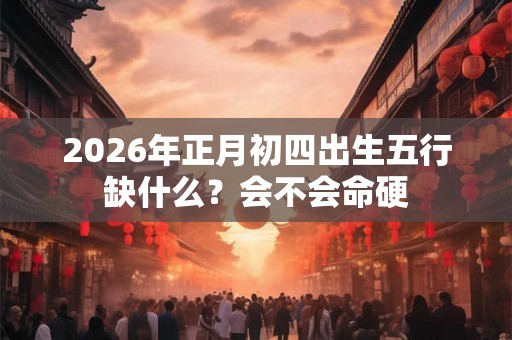 2026年正月初四出生五行缺什么？会不会命硬