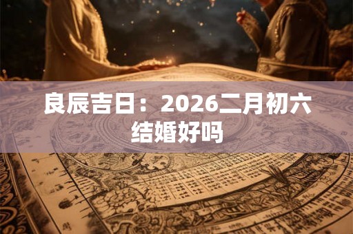 良辰吉日：2026二月初六结婚好吗