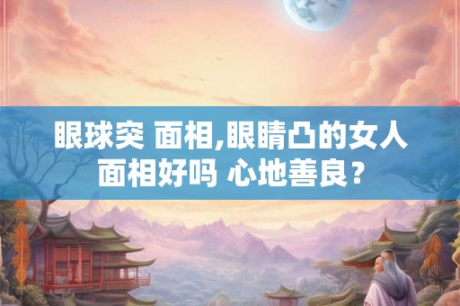 眼球突 面相,眼睛凸的女人面相好吗 心地善良？