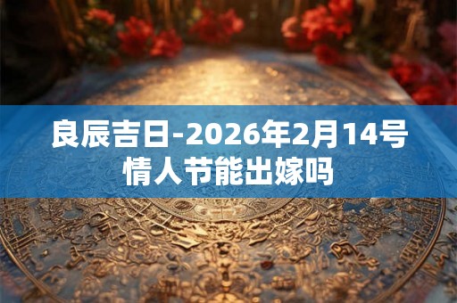 良辰吉日-2026年2月14号情人节能出嫁吗