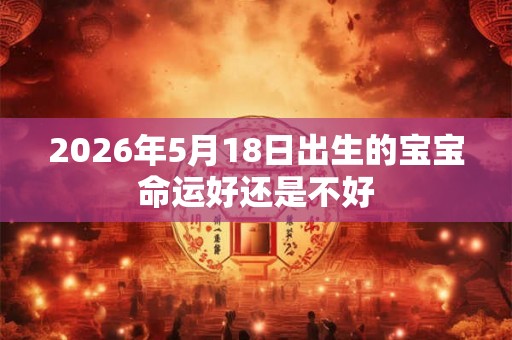 2026年5月18日出生的宝宝命运好还是不好