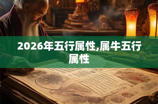 2026年五行属性,属牛五行属性