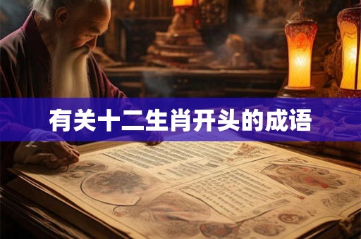 有关十二生肖开头的成语