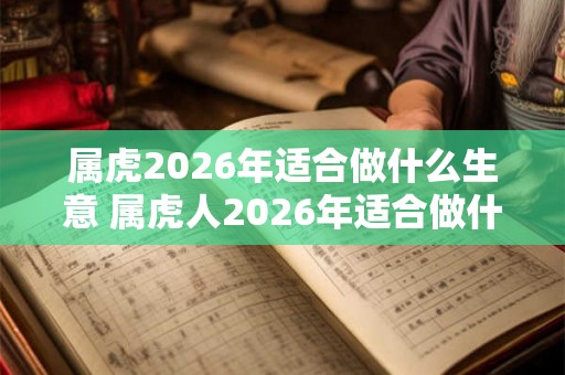 属虎2026年适合做什么生意 属虎人2026年适合做什么