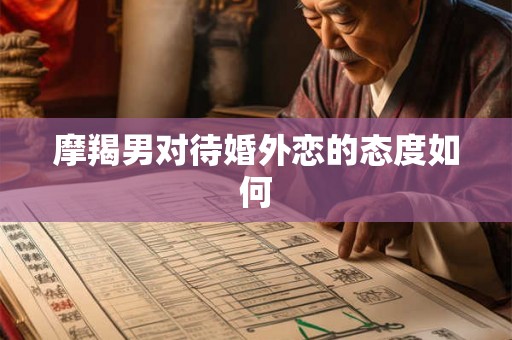 摩羯男对待婚外恋的态度如何 摩羯男对待婚外恋的态度如何
