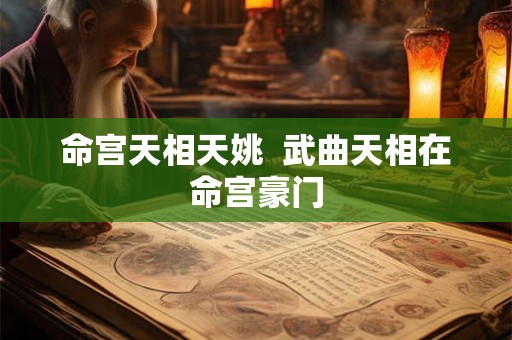 命宫天相天姚  武曲天相在命宫豪门