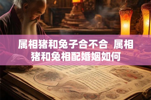 属相猪和兔子合不合  属相猪和兔相配婚姻如何