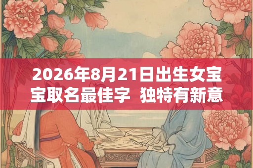 2026年8月21日出生女宝宝取名最佳字  独特有新意的名字