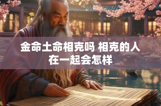 金命土命相克吗 相克的人在一起会怎样
