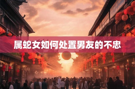 属蛇女如何处置男友的不忠