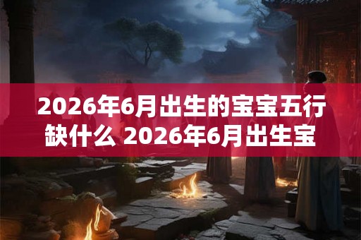 2026年6月出生的宝宝五行缺什么 2026年6月出生宝宝五行少哪个