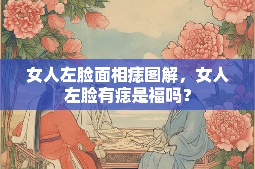 女人左脸面相痣图解，女人左脸有痣是福吗？