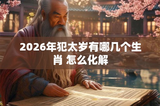 2026年犯太岁有哪几个生肖 怎么化解
