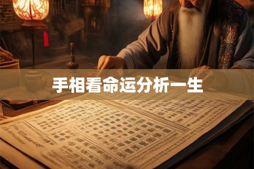 手相看命运分析一生
