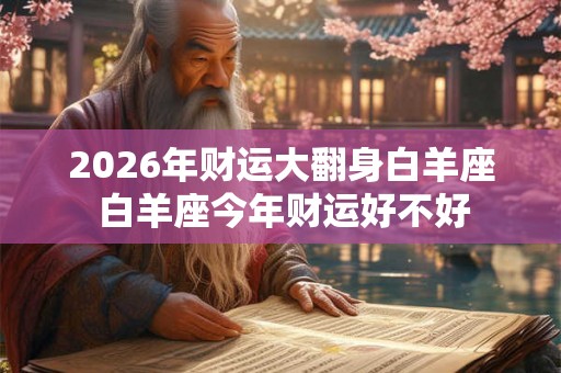 2026年财运大翻身白羊座 白羊座今年财运好不好 2026年财运大翻身白羊座 白羊座今年财运好不好