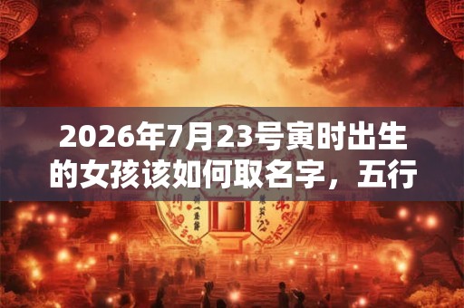 2026年7月23号寅时出生的女孩该如何取名字,五行是什么? 2026年7月23号寅时出生的女孩该如何取名字,五行是什么?