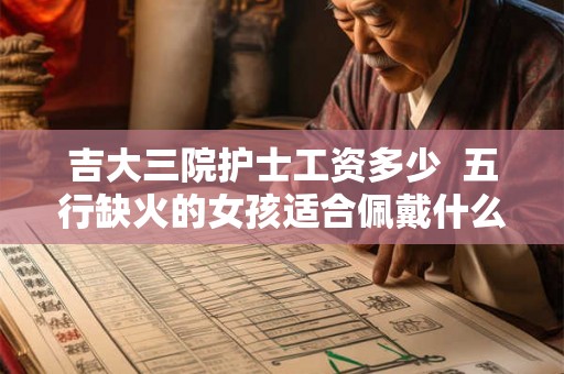 吉大三院护士工资多少  五行缺火的女孩适合佩戴什么饰品