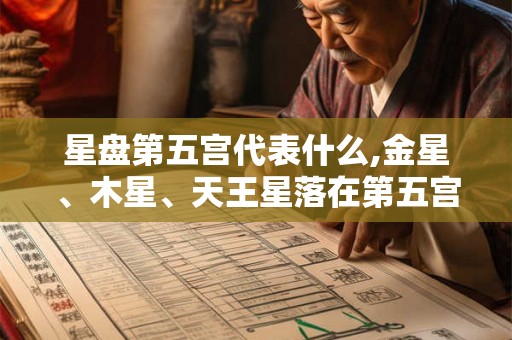 星盘第五宫代表什么,金星、木星、天王星落在第五宫
