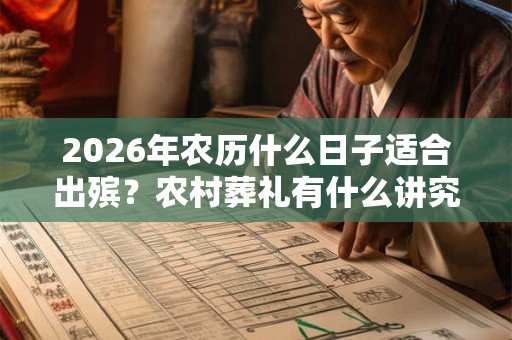2026年农历什么日子适合出殡？农村葬礼有什么讲究？