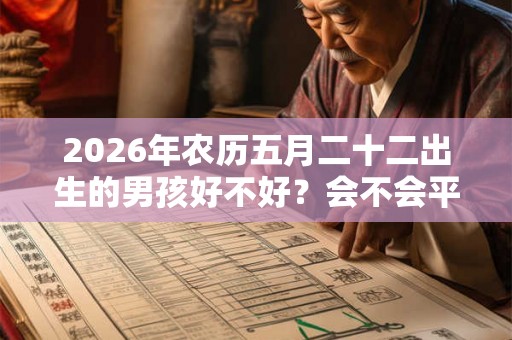2026年农历五月二十二出生的男孩好不好?会不会平安快乐? 2026年农历五月二十二出生的男孩好不好?会不会平安快乐?
