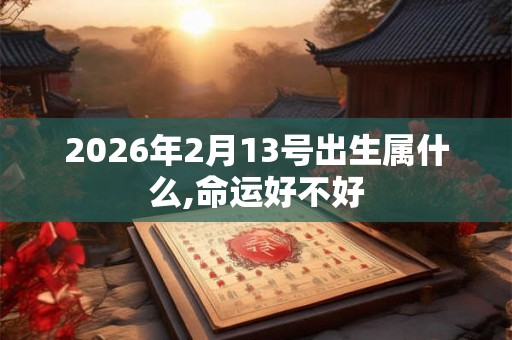 2026年2月13号出生属什么,命运好不好