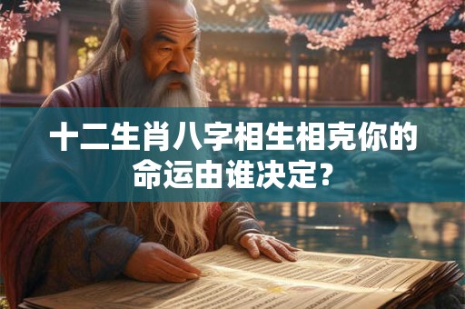 十二生肖八字相生相克你的命运由谁决定? 十二生肖八字相生相克你的命运由谁决定?