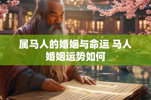 属马人的婚姻与命运 马人婚姻运势如何 属马人的婚姻与命运 马人婚姻运势如何