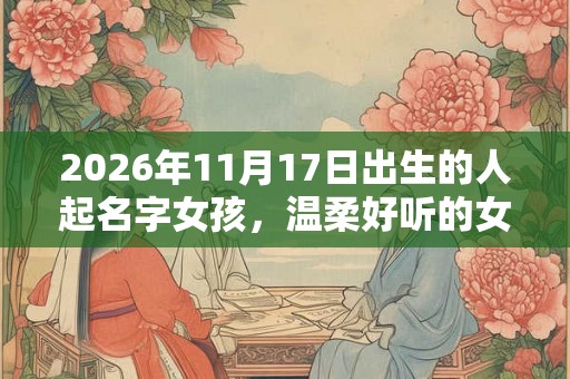 2026年11月17日出生的人起名字女孩，温柔好听的女宝宝名字