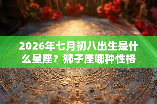 2026年七月初八出生是什么星座？狮子座哪种性格