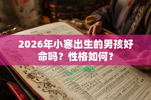 2026年小寒出生的男孩好命吗?性格如何? 2026年小寒出生的男孩好命吗?性格如何?