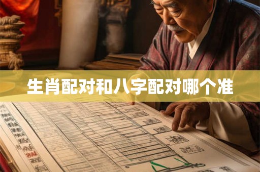 生肖配对和八字配对哪个准 生肖配对和八字配对哪个准